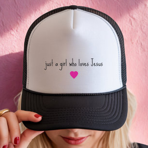 Just a Girl Who Loves Jesus Trucker Hat