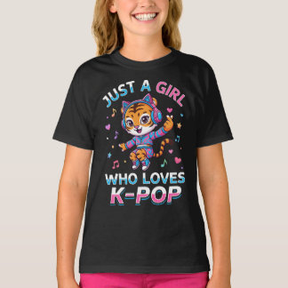 Just a Girl Who Loves K-Pop Tigress T-Shirt