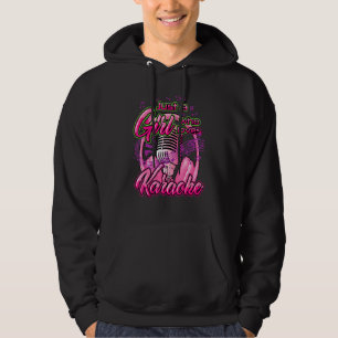 Just A Girl Who Loves Karaoke Hoodie