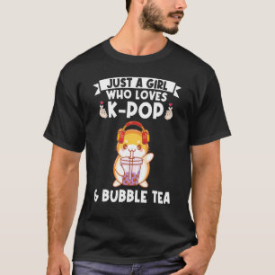 just a girl who loves kpop & bubble tea Bubble tea T-Shirt
