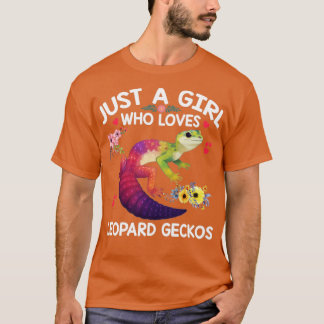 Just A Girl Who Loves Leopard Geckos Shirt