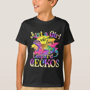 Just A Girl Who Loves Leopard Geckos  T-Shirt