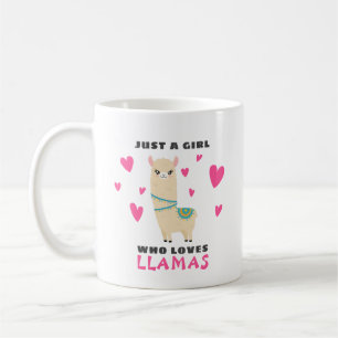 Just a Girl who loves Llamas Coffee Mug
