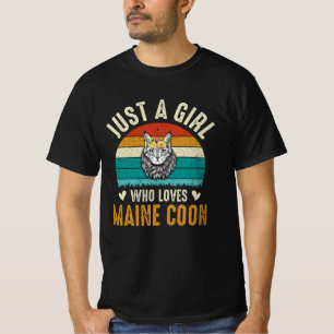 Just A Girl Who Loves Maine Coon T-Shirt