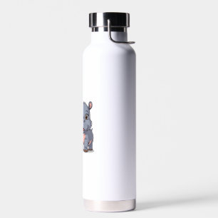 Just A Girl Who Loves Moo Deng Baby Hippos Long Sl Water Bottle