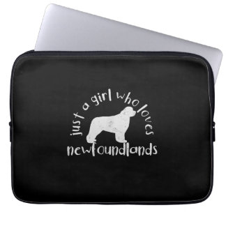 Just A Girl Who Loves newfoundland dog product Laptop Sleeve