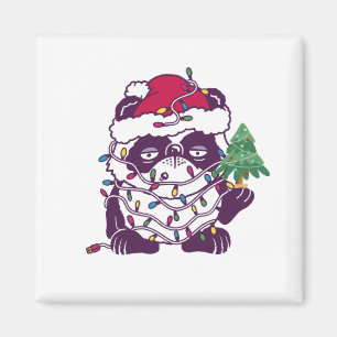 Just a girl who loves pandas - Cute Christmas Bear Magnet