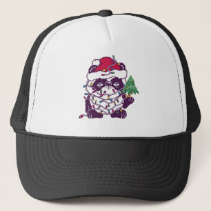 Just a girl who loves pandas - Cute Christmas Bear Trucker Hat