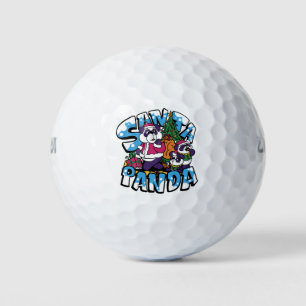 Just a girl who loves pandas, Cute Christmas Bears Golf Balls