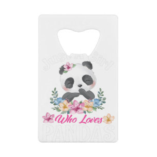 Just A Girl Who Loves Pandas Cute Panda T-Shirt.pn