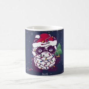Just a girl who loves pandas, Funny Christmas Bear Coffee Mug