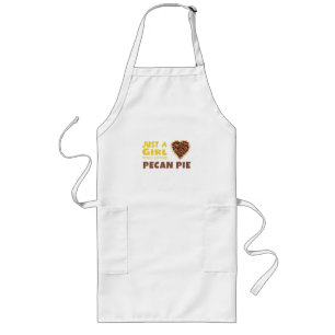 Just a girl who loves Pecan pie Long Apron