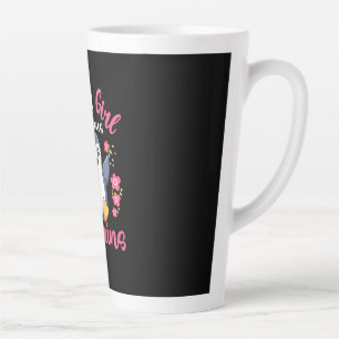 Just A Girl Who Loves Penguins Latte Mug