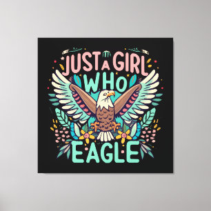 just a girl who loves Philippine Eagle Canvas Print