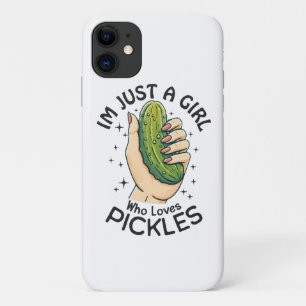 Just A Girl Who Loves Pickles - Funny Vegan Case-Mate iPhone Case