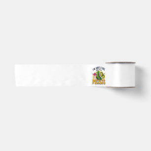Just A Girl Who Loves Pickles - Funny Vegan Satin Ribbon