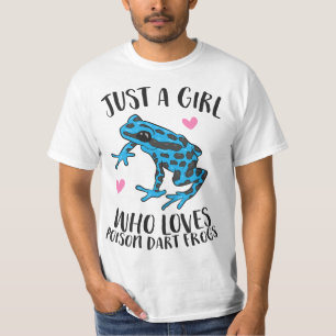 Just a Girl Who Loves Poison Dart Frogs  T-Shirt