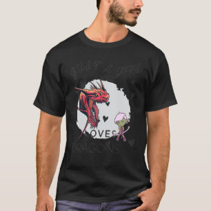 Just a Girl Who Loves Red Dragons Fairy Slayer T-Shirt