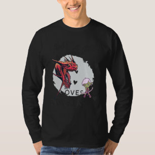 Just a Girl Who Loves Red Dragons Fairy Slayer T-Shirt