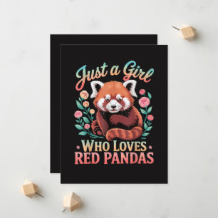 Just A Girl Who Loves Red Pandas Announcement