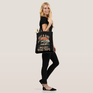 Just A Girl Who Loves Road Trips Tote Bag