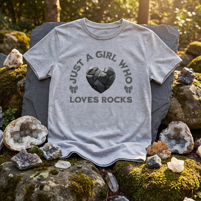 Just a Girl Who Loves Rocks Geology T-Shirt (Creator Uploaded)