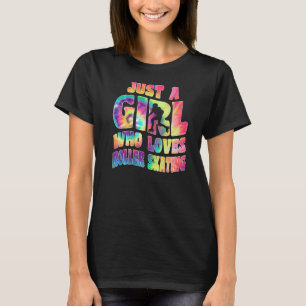 Just A Girl Who Loves Roller Skating Inline Skater T-Shirt