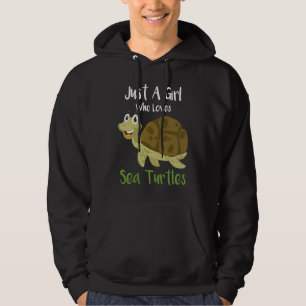 Just A Girl Who Loves Sea Turtles Women & Kids Tor Hoodie