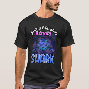Just A Girl Who Loves Shark T-Shirt