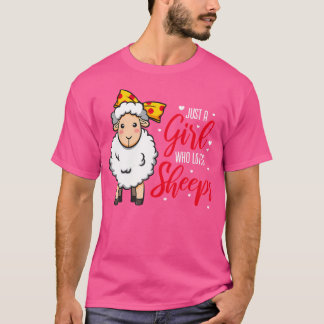 Just A Girl Who Loves Sheeps T-Shirt