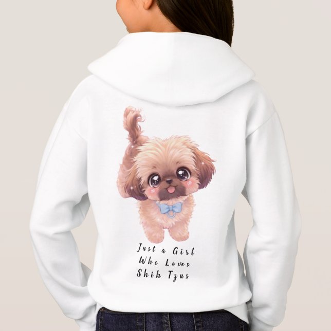 Just a Girl Who Loves Shih Tzus Dog Lover (Back)