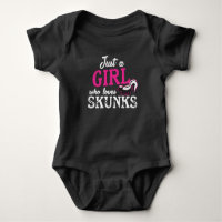 Just A Girl Who Loves Skunks Zookeeper Skunk
