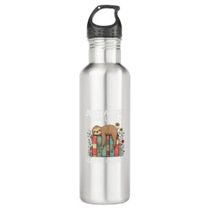 Just A Girl Who Loves Sloths and Books Cute Sloth  710 Ml Water Bottle