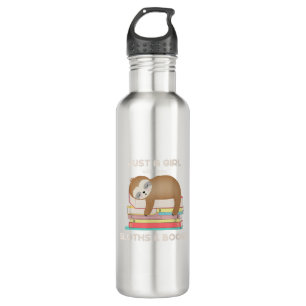 Just a girl who loves sloths and books Reader T-Sh 710 Ml Water Bottle