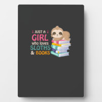 Just A Girl Who Loves Sloths And Books Sloth T-Shi