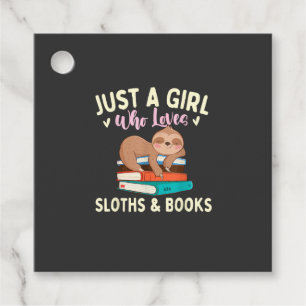 Just A Girl Who Loves Sloths & Books - Bookworm Re Favour Tags