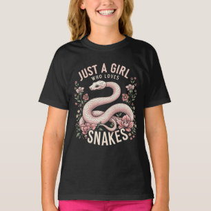Just A Girl Who Loves Snakes T-Shirt