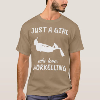 Just A Girl Who Loves Snorkelling T-Shirt