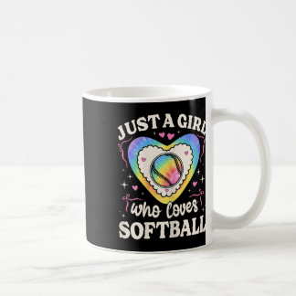 Just A Girl Who Loves Softll 60s 70s Hippie Girls Coffee Mug