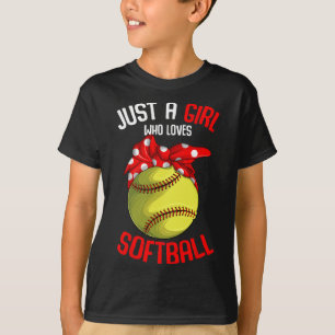 Just A Girl Who Loves Softll Girls T-Shirt