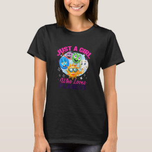 Just A Girl Who Loves Solar System Planets Space & T-Shirt
