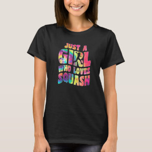 Just A Girl Who Loves Squash  Squash Player Sports T-Shirt