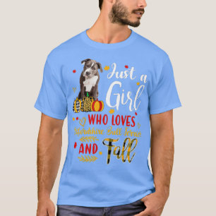 Just A Girl Who Loves Staffordshire Bull Dog & Fal T-Shirt