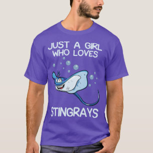 Just A Girl Who Loves Stingrays T-Shirt