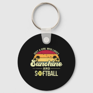 Just A Girl Who Loves Sunshine Softll  Key Ring