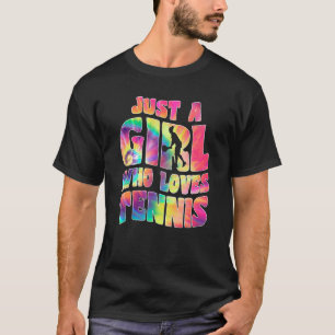 Just A Girl Who Loves Tennis Tennis Player Sport T-Shirt