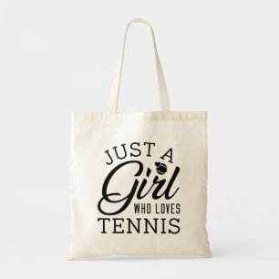 Just A Girl Who Loves Tennis Tote Bag