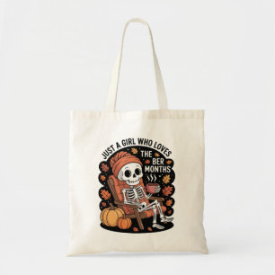 Just a Girl Who Loves the Ber Months Christmas Tote Bag