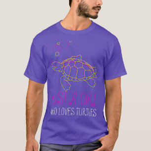 Just A Girl Who Loves Turtles T-Shirt