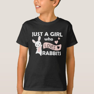 Just A Girl Who Loves Unicorns For Girls Heart T-Shirt
